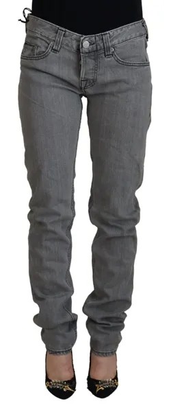CARE LABEL Джинсы серые, хлопковые, скинни для женщин, повседневная джинсовая бирка s. W28 120 долларов США