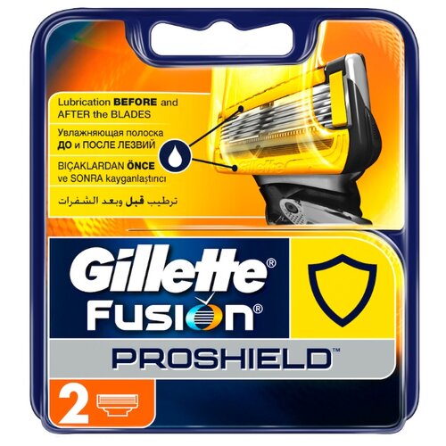 Сменные кассеты Gillette Fusion5 ProShield, 2 шт.