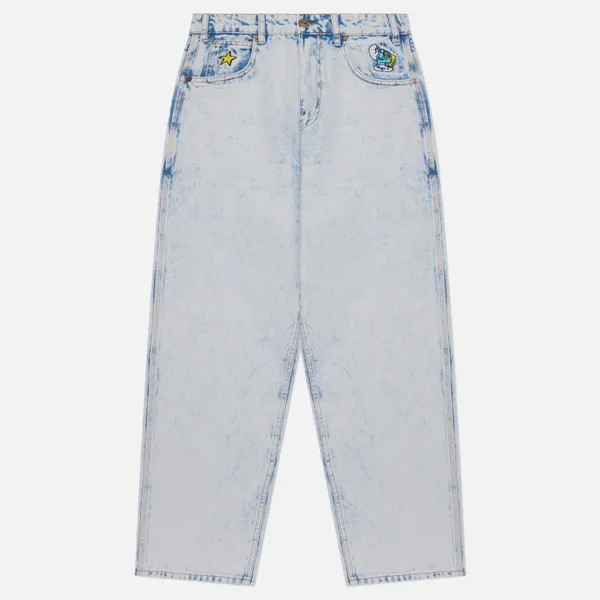 Мужские джинсы Butter Goods x The Smurfs Harmony Denim голубой, Размер 34
