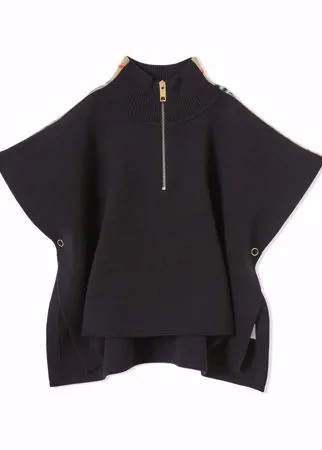 Burberry Kids пончо в клетку