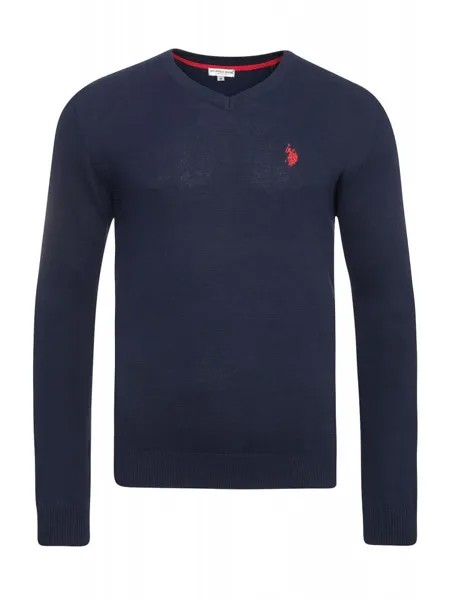 Пуловер U.S. Polo Assn., темно-синий