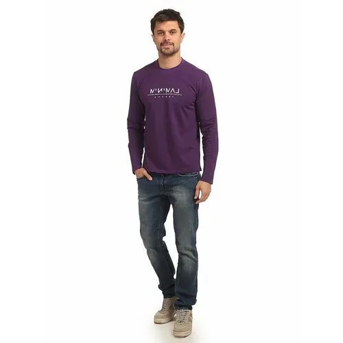 Лонгслив STREET INDUSTRIES, размер L, , фиолетовый