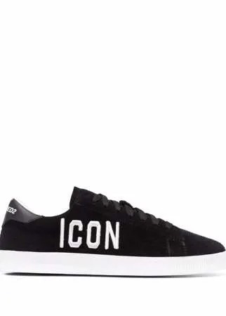 Dsquared2 кеды с вышивкой Icon
