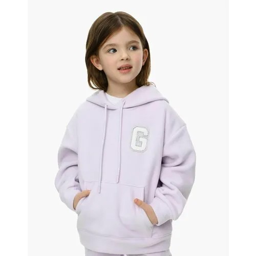 Худи Gloria Jeans, размер 7-8л/128 (32), фиолетовый