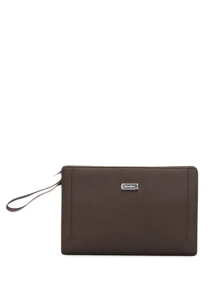 Burberry Pre-Owned клатч с логотипом