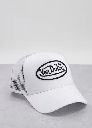 Белая кепка Von Dutch-Белый