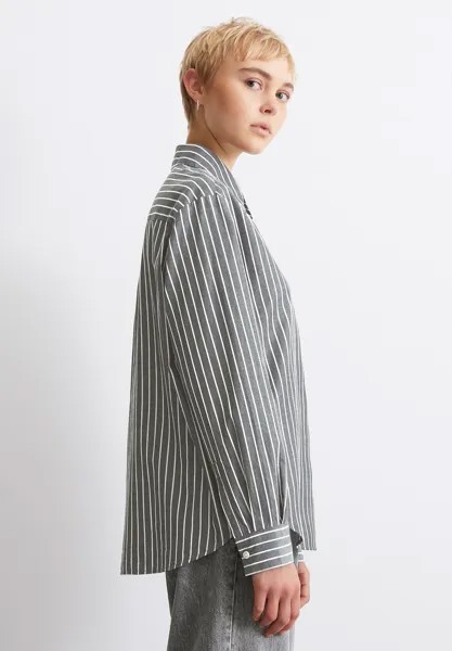 Рубашка-блузка STRIPES Marc O'Polo DENIM, темно-серый