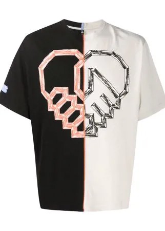 MCQ футболка в двух тонах