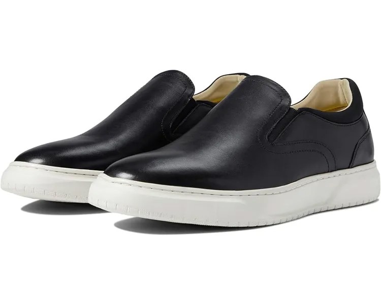 Кроссовки Florsheim Premier Plain Toe Slip-On Sneaker, цвет Black Smooth