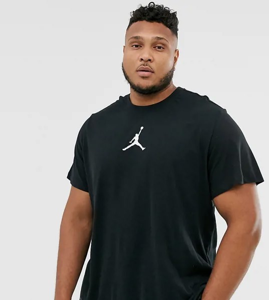 Черная футболка Nike Jordan Plus Jumpman-Черный