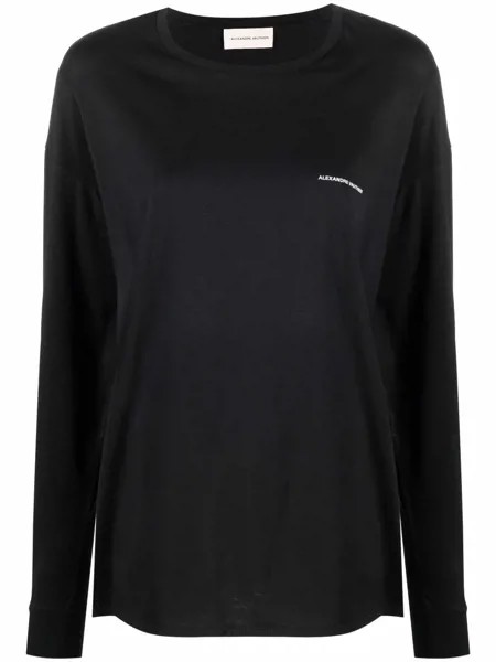 Alexandre Vauthier футболка с длинными рукавами и логотипом