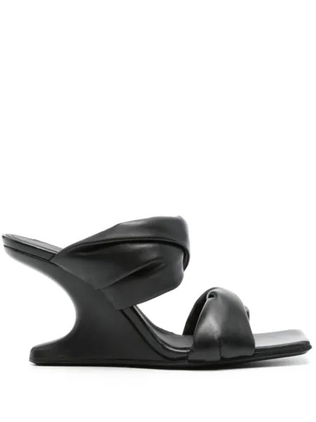 Rick Owens мюли Cantilever 110, черный