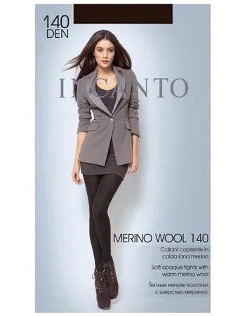 Колготки Incanto Merino Wool, 140 den, размер 2-S, marrone (коричневый)