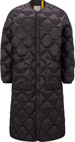 Пальто Moncler Genius Hyke Nadelhorn Quilted Coat 'Black', черный