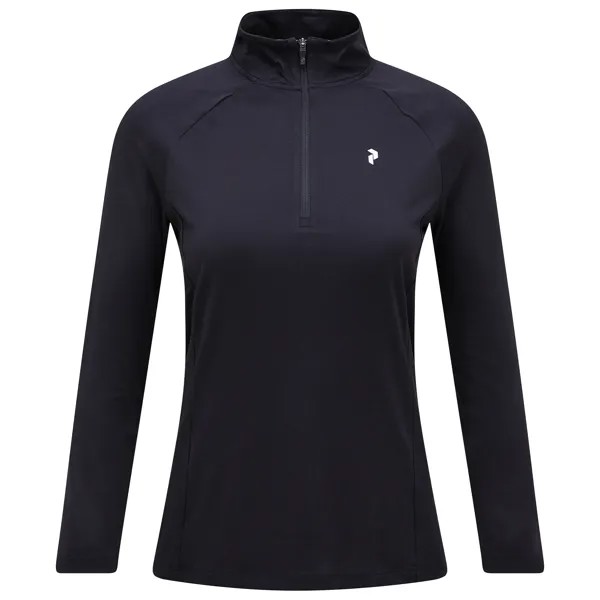 Лонгслив Peak Performance Women's Half Zip Baselayer, черный