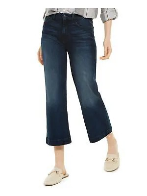 Темно-синие укороченные джинсы Cambridge темного цвета для женщин Jen 7 By 7 For All Mankind для юниоров 0
