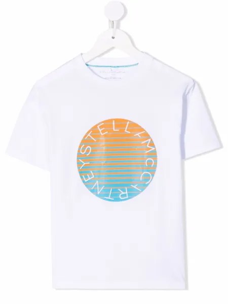 Stella McCartney Kids футболка с логотипом