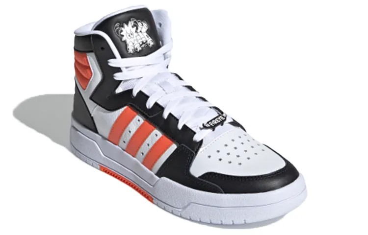Кроссовки Adidas Neo Wmns Entrap Mid Белый/Черный/Оранжевый