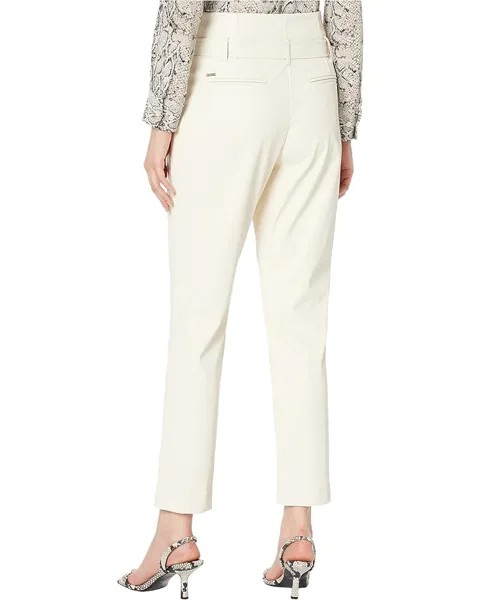 Брюки DKNY High-Waisted Tie Detail Pants, цвет Buttercream