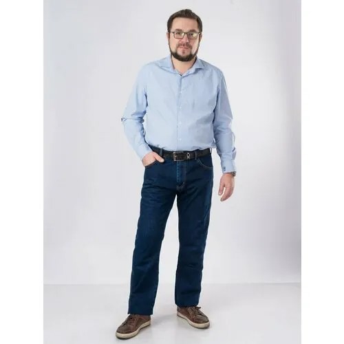 Джинсы Montana, прямой силуэт, средняя посадка, размер W38/L34, синий