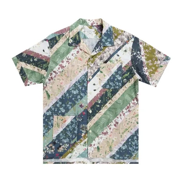 Рубашка Engineered Garments Camp Shirt, синий
