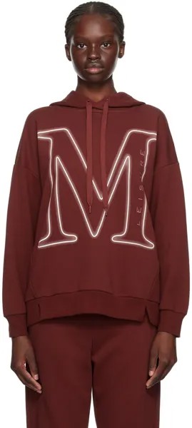 Темно-красный худи Salice Max Mara Leisure