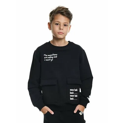 Свитшот Mini Maxi, размер 128, черный