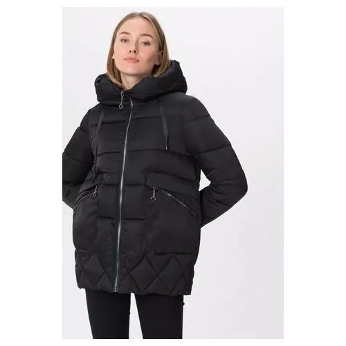 Демисезонная куртка с утеплителем из био-пуха El_W60603 ELARDIS Черный Черный 46 М Женский Однотонный