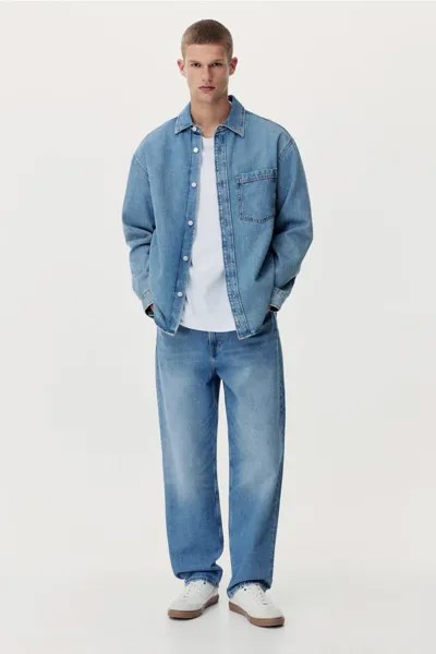 Свободные джинсы H&M, синий