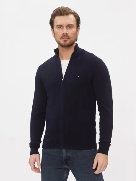 Кардиган стандартного кроя Tommy Hilfiger, синий