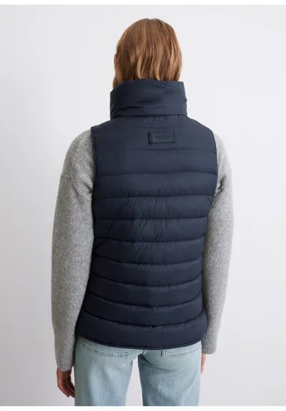 Жилет STAND UP COLLAR WELT POCKETS Marc O'Polo, темно-синий