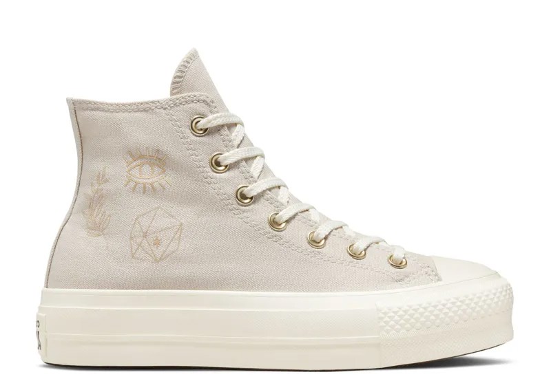 Кроссовки Converse Wmns Chuck Taylor All Star Lift Platform High 'Golden Elements', кремовый