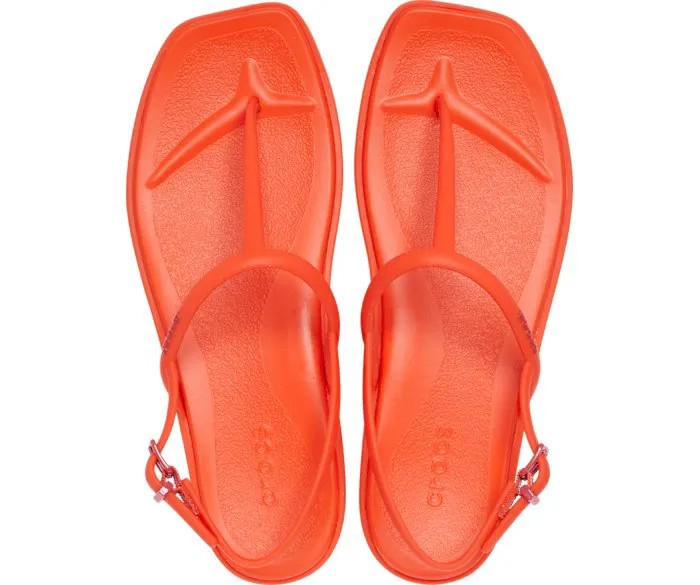 Сланцы Crocs Women's Miami Flip Thong, красный