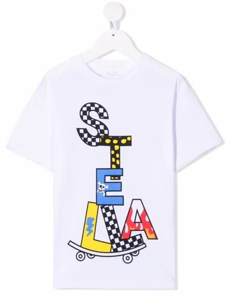 Stella McCartney Kids футболка с принтом