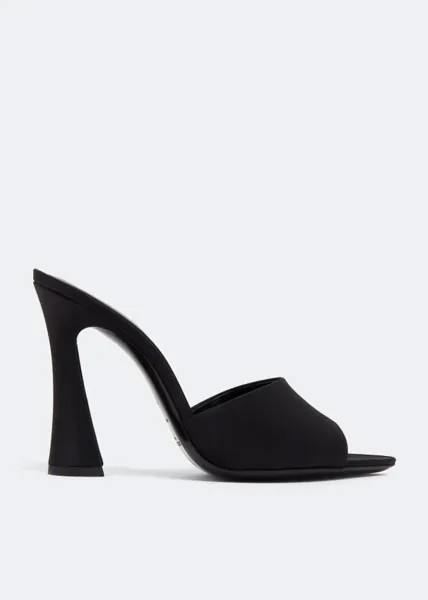 Мюли SAINT LAURENT Suite mules, черный