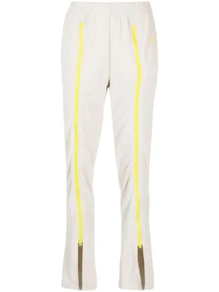 Adidas by Stella McCartney спортивные брюки с молнией, нейтральный цвет