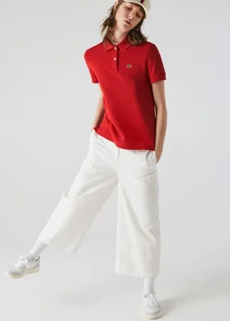 Женское поло Lacoste Classic Fit из дыщащего мягкого хлопка Peqie
