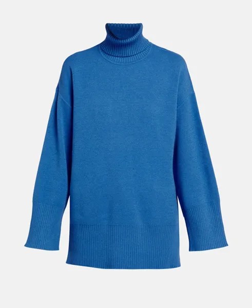 Пуловер с высоким воротником Vero Moda, лазурный синий