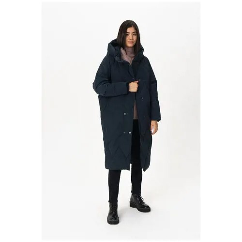 Удлиненная стеганая куртка Tom Farr T4F W3626.67 Синий 46