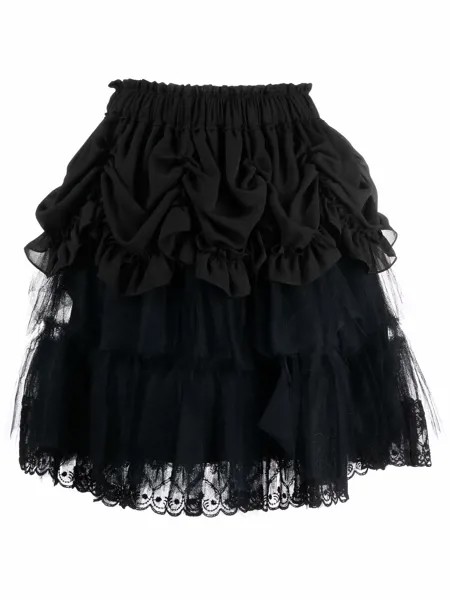 Simone Rocha юбка мини с оборками