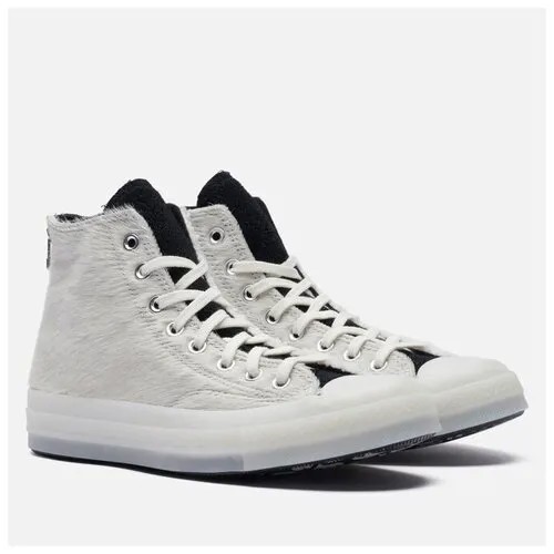 Кеды Converse x CLOT Chuck 70 High Panda Pack, повседневные, натуральная кожа, размер 36.5, белый