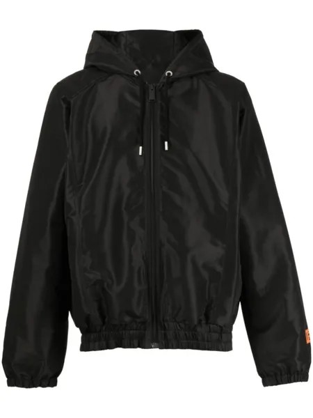 Heron Preston бомбер на молнии, черный