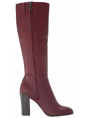 KENNETH COLE NEW YORK Женские бордовые кожаные сапоги Justin на блочном каблуке 9 M