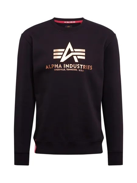 Толстовка обычного кроя Alpha Industries, черный