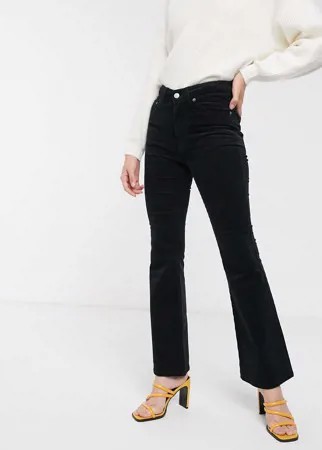 Вельветовые расклешенные джинсы Dr Denim-Черный
