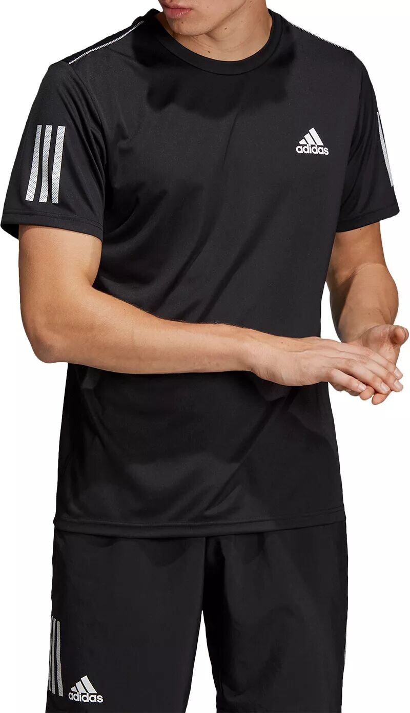Мужская теннисная футболка с 3 полосками Adidas Club