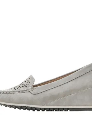 Мокасины женские INSTREET 203-01WN-075ST серые 36 RU