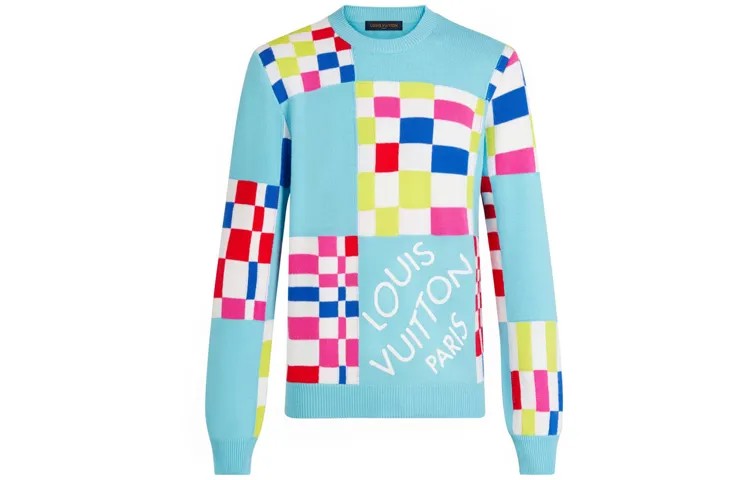 LOUIS VUITTON Мужской свитер, цвет Blue