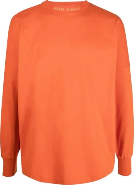 Лонгслив Palm Angels Glitter Classic Lg Over T Long-Sleeve 'Brick/Red', красный