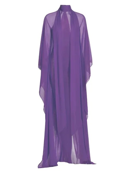 Драпированное платье с высоким вырезом LaQuan Smith
